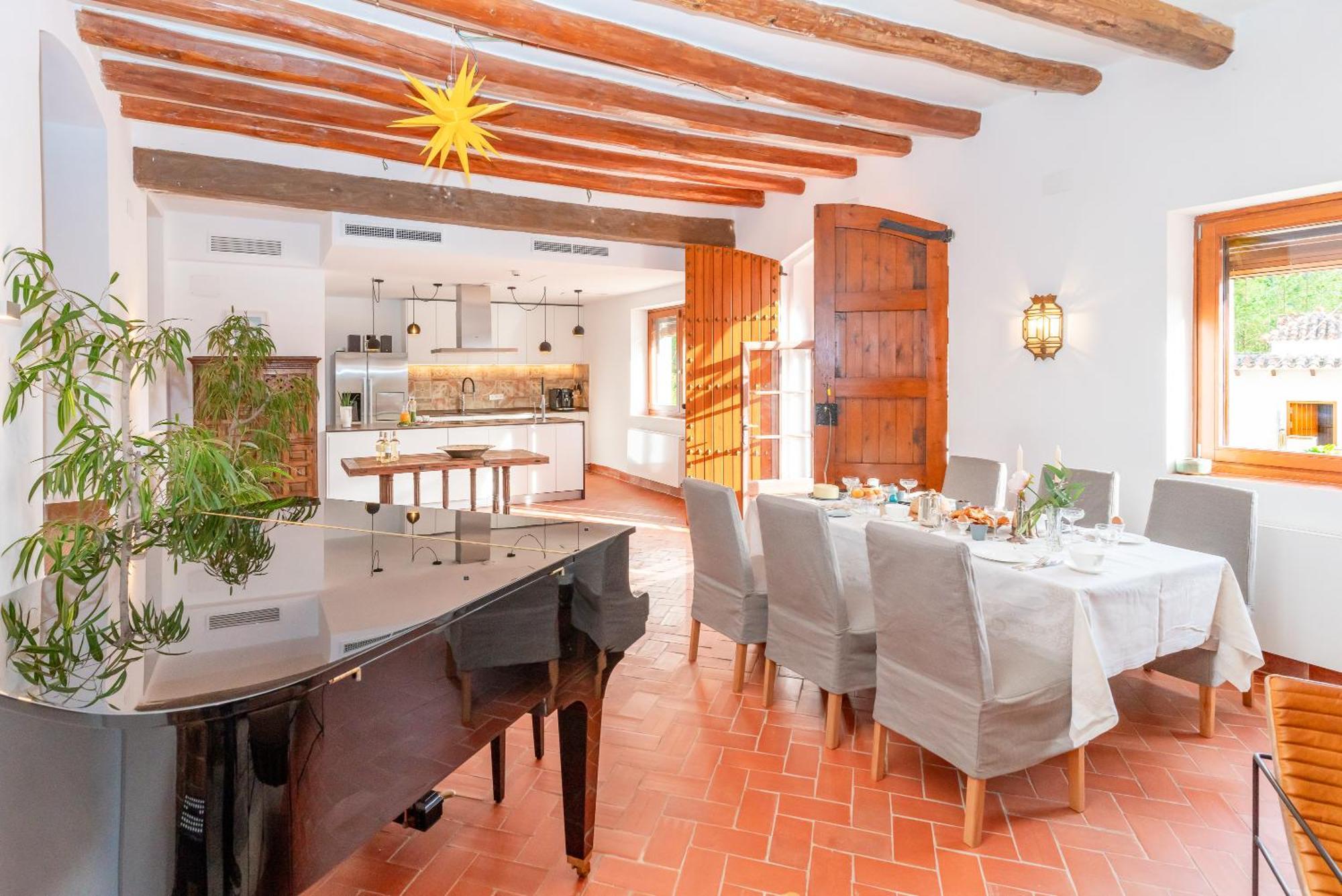 La Terraza - Grosszuegiges Appartment In Katalanischer Masia サント・イスクレ・ダ・バリャルタ エクステリア 写真