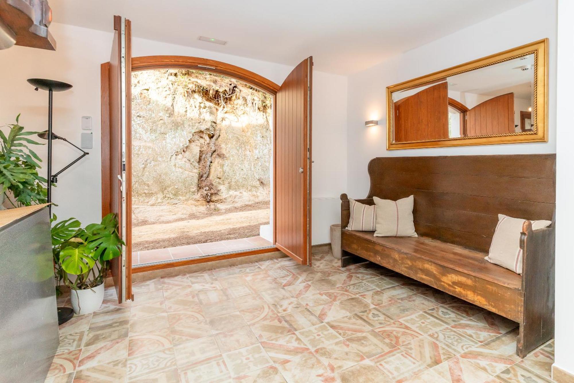 La Terraza - Grosszuegiges Appartment In Katalanischer Masia サント・イスクレ・ダ・バリャルタ エクステリア 写真