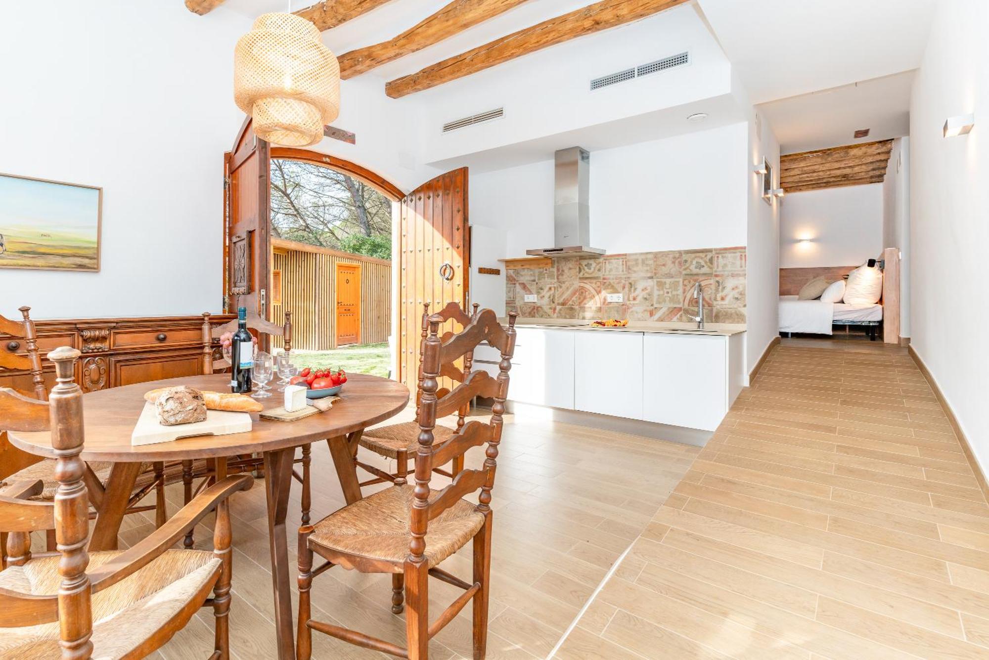 La Terraza - Grosszuegiges Appartment In Katalanischer Masia サント・イスクレ・ダ・バリャルタ エクステリア 写真